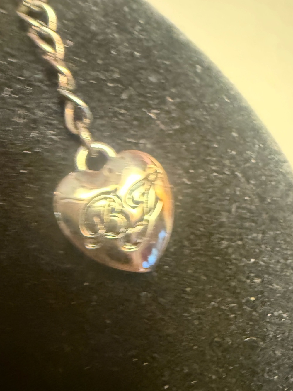 Betsey Johnson Gold Multi-Layer Necklace with Iridescent Hearts & Snowflake - Picture 6 of 8